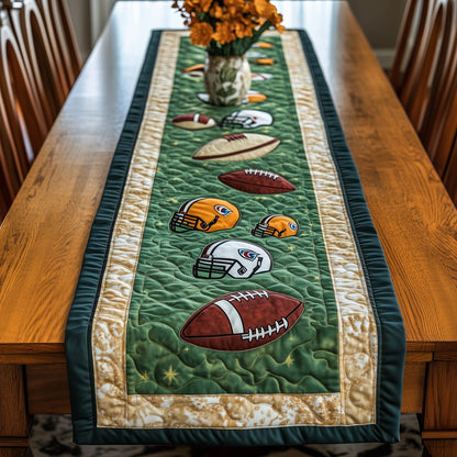 Gridiron Glory Quilted Table Runner GFTOTP8102