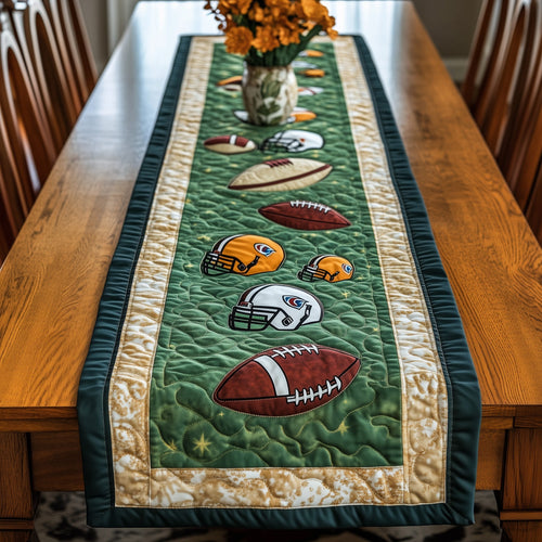 Gridiron Glory Quilted Table Runner GFTOTP8102