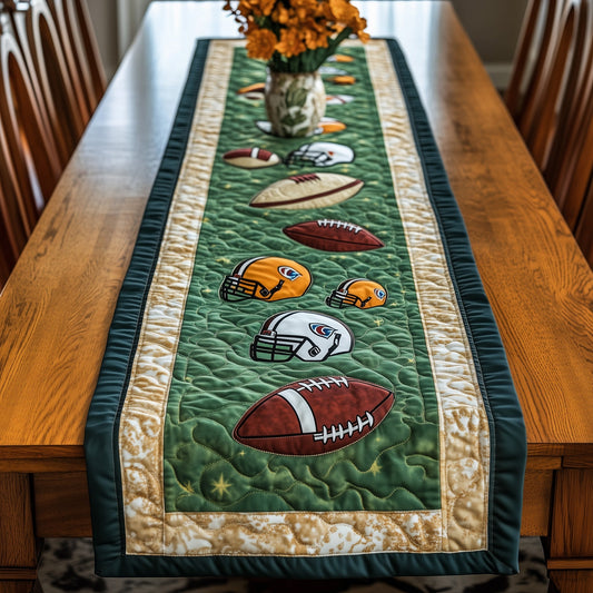 Gridiron Glory Quilted Table Runner GFTOTP8102