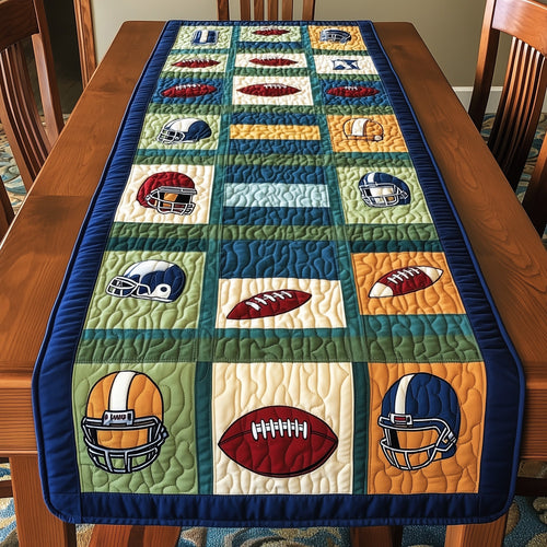 Gridiron Glory Quilted Table Runner GFTOTP8103