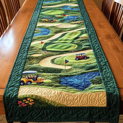 Golf Course Quilted Table Runner GFTOTP8106