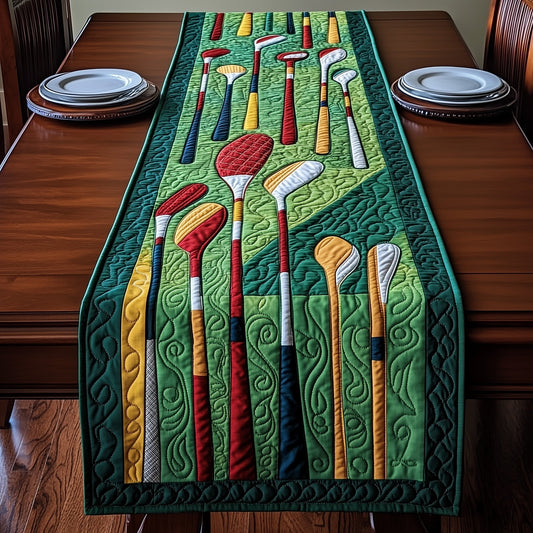 In the Golf Bag Quilted Table Runner GFTOTP8111