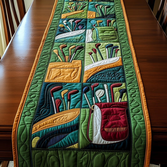 In the Golf Bag Quilted Table Runner GFTOTP8112