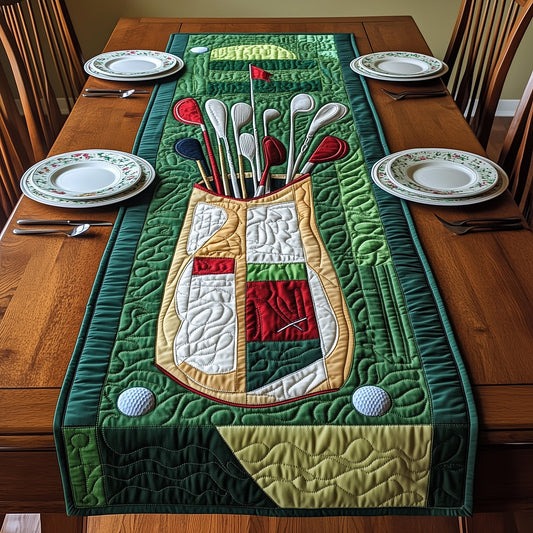 In the Golf Bag Quilted Table Runner GFTOTP8119