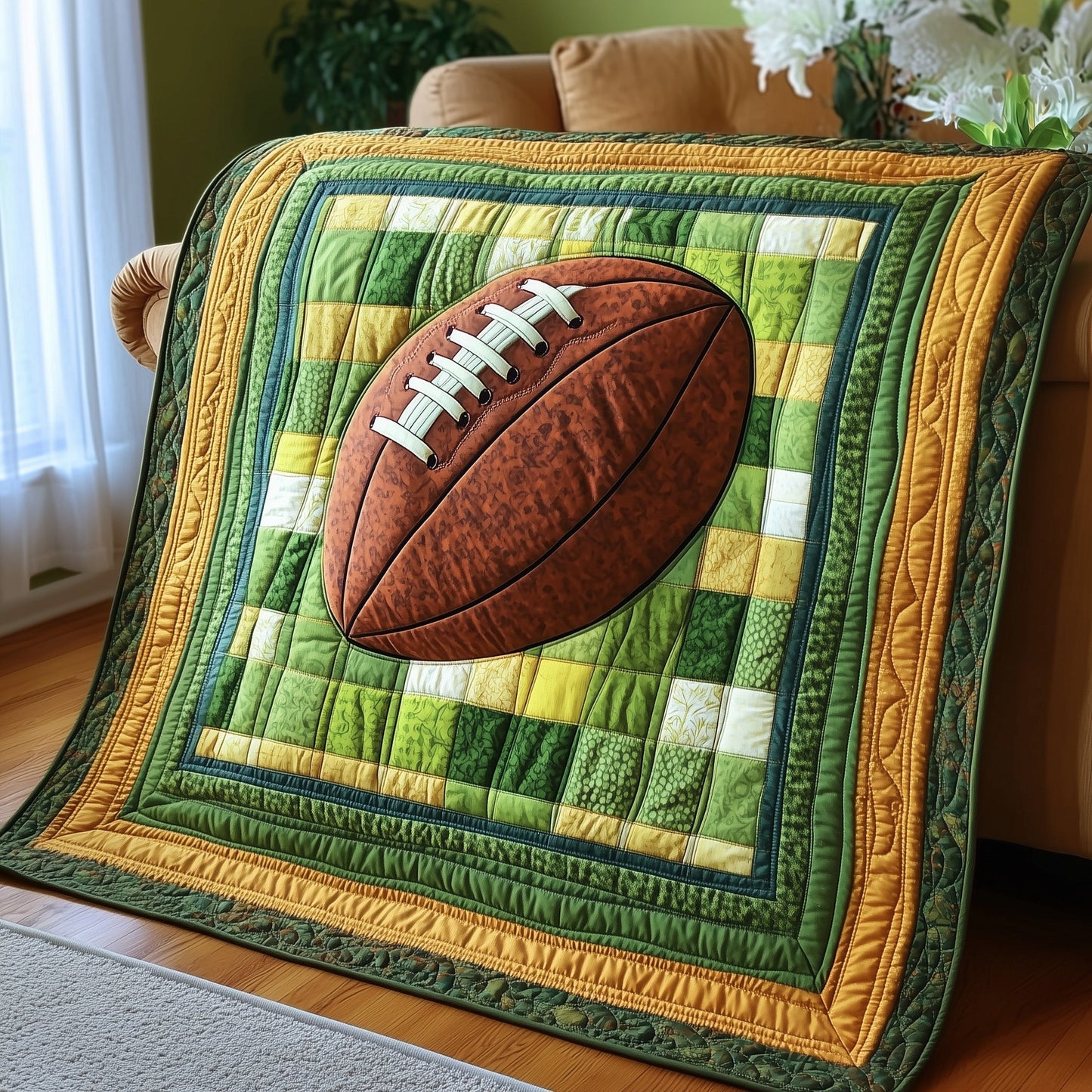 Gridiron Glory Quilted Blanket GFTOTP8168
