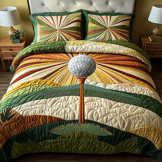 Tee Time 3-Piece Quilted Bedding Set GFTOTP8189
