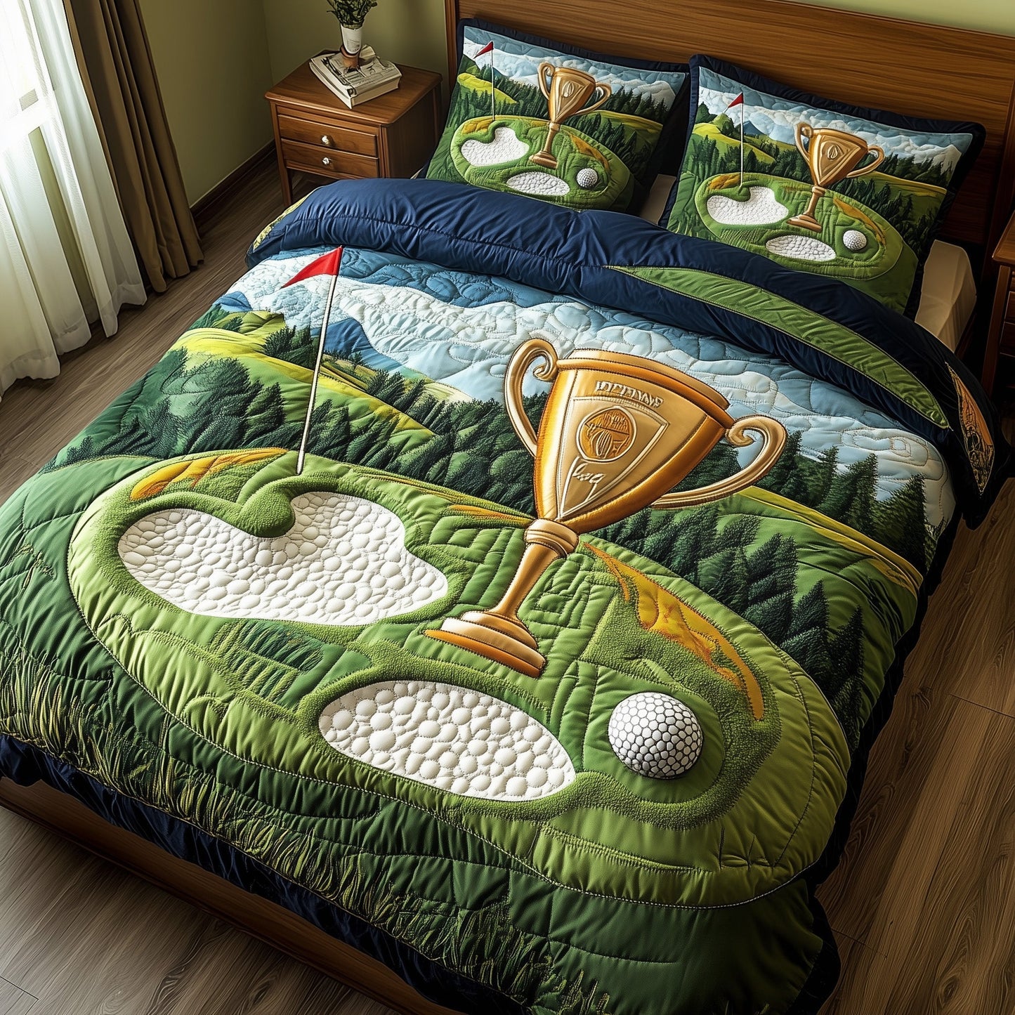 Trophy Dreams 3-Piece Quilted Bedding Set GFTOTP8211