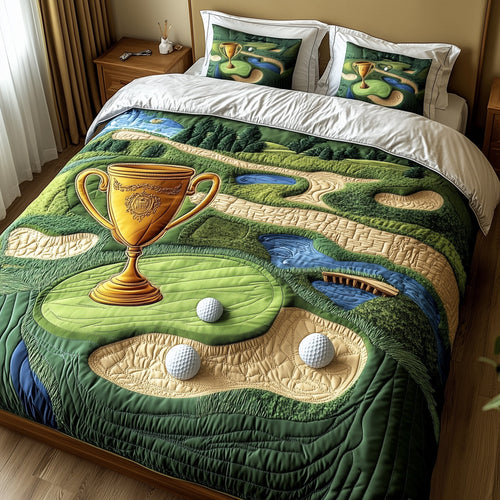 Trophy Dreams 3-Piece Quilted Bedding Set GFTOTP8212