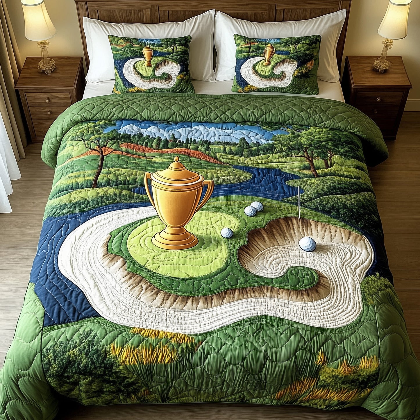 Trophy Dreams 3-Piece Quilted Bedding Set GFTOTP8213