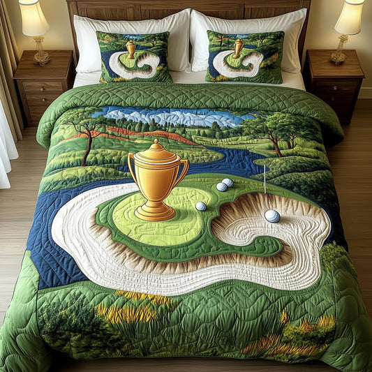 Trophy Dreams 3-Piece Quilted Bedding Set GFTOTP8213