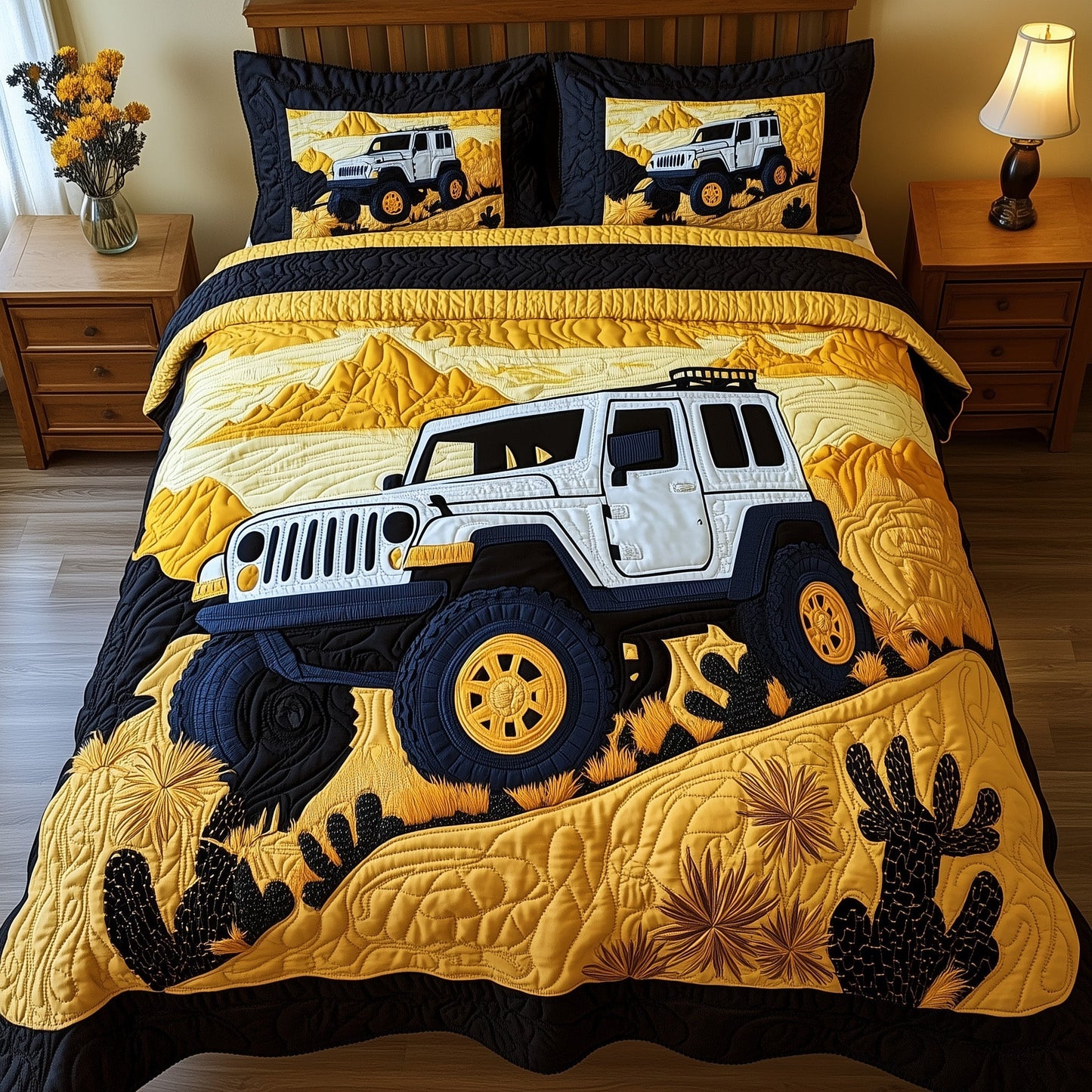 OffRoad Legends 3-Piece Quilted Bedding Set GFTOTP8267