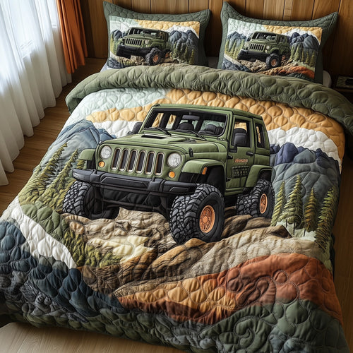 OffRoad Legends 3-Piece Quilted Bedding Set GFTOTP8269