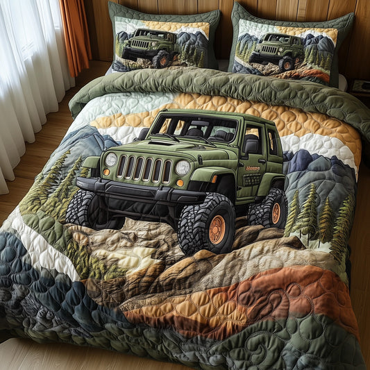 OffRoad Legends 3-Piece Quilted Bedding Set GFTOTP8269