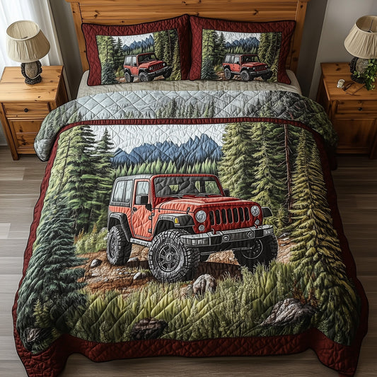 OffRoad Legends 3-Piece Quilted Bedding Set GFTOTP8271
