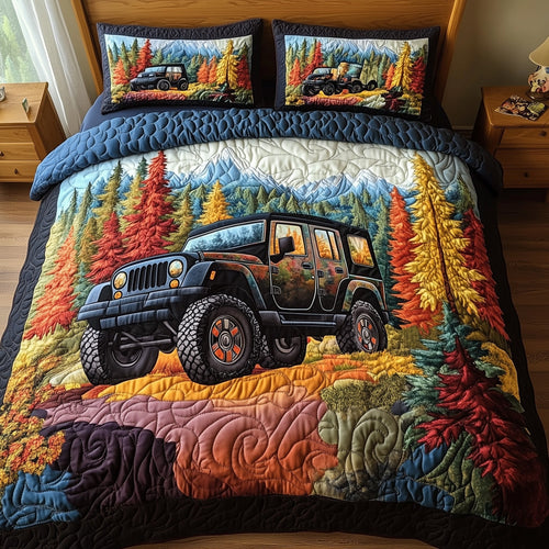 OffRoad Legends 3-Piece Quilted Bedding Set GFTOTP8273