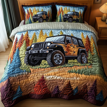 OffRoad Legends 3-Piece Quilted Bedding Set GFTOTP8274