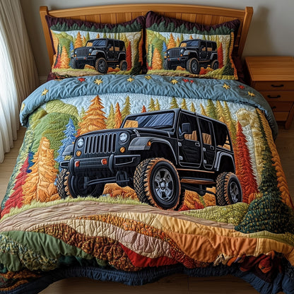 OffRoad Legends 3-Piece Quilted Bedding Set GFTOTP8275