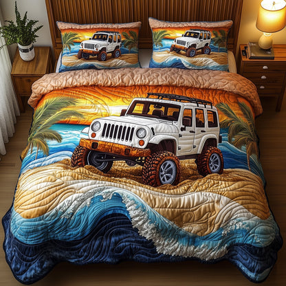 OffRoad Legends 3-Piece Quilted Bedding Set GFTOTP8280