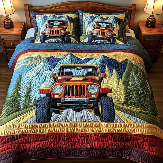 OffRoad Legends 3-Piece Quilted Bedding Set GFTOTP8281