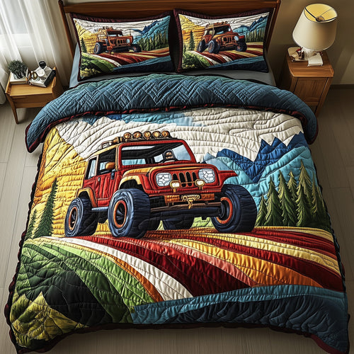OffRoad Legends 3-Piece Quilted Bedding Set GFTOTP8282