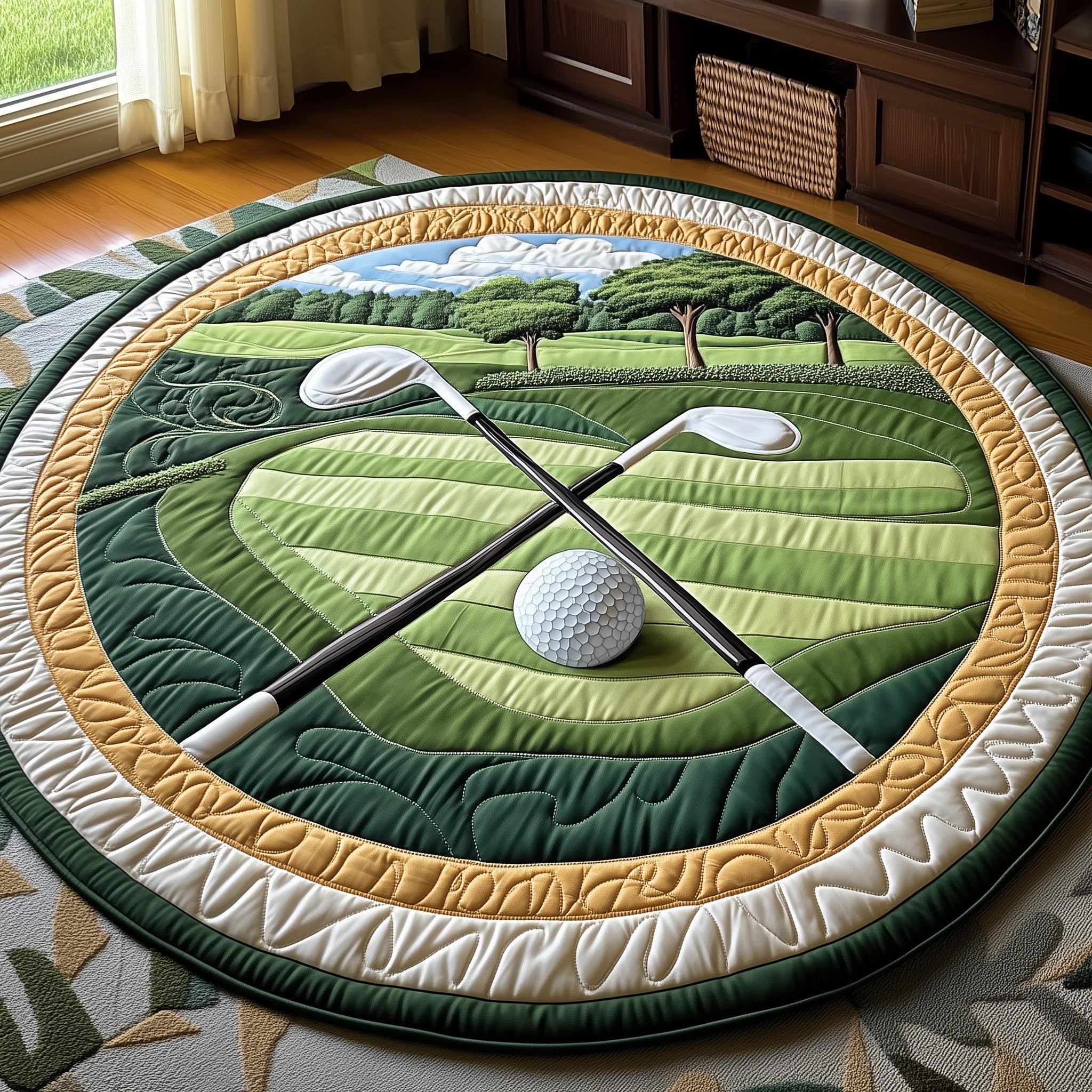 Greenside Glow Quilted Round Mat GFTOTP8319 – Patchique Store