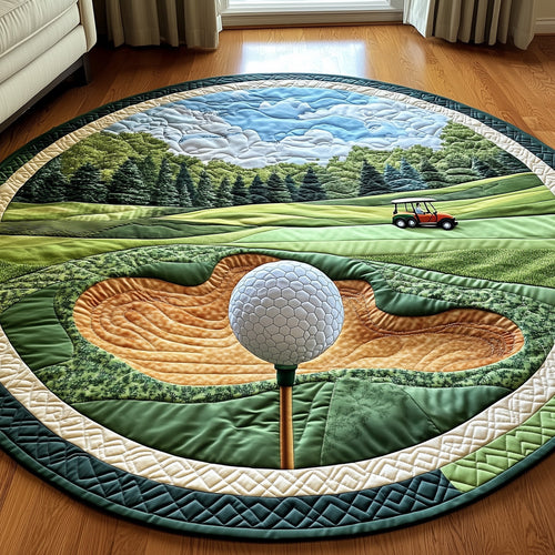 Greenside Glow Quilted Round Mat GFTOTP8320