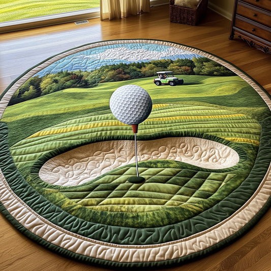 Greenside Glow Quilted Round Mat GFTOTP8321