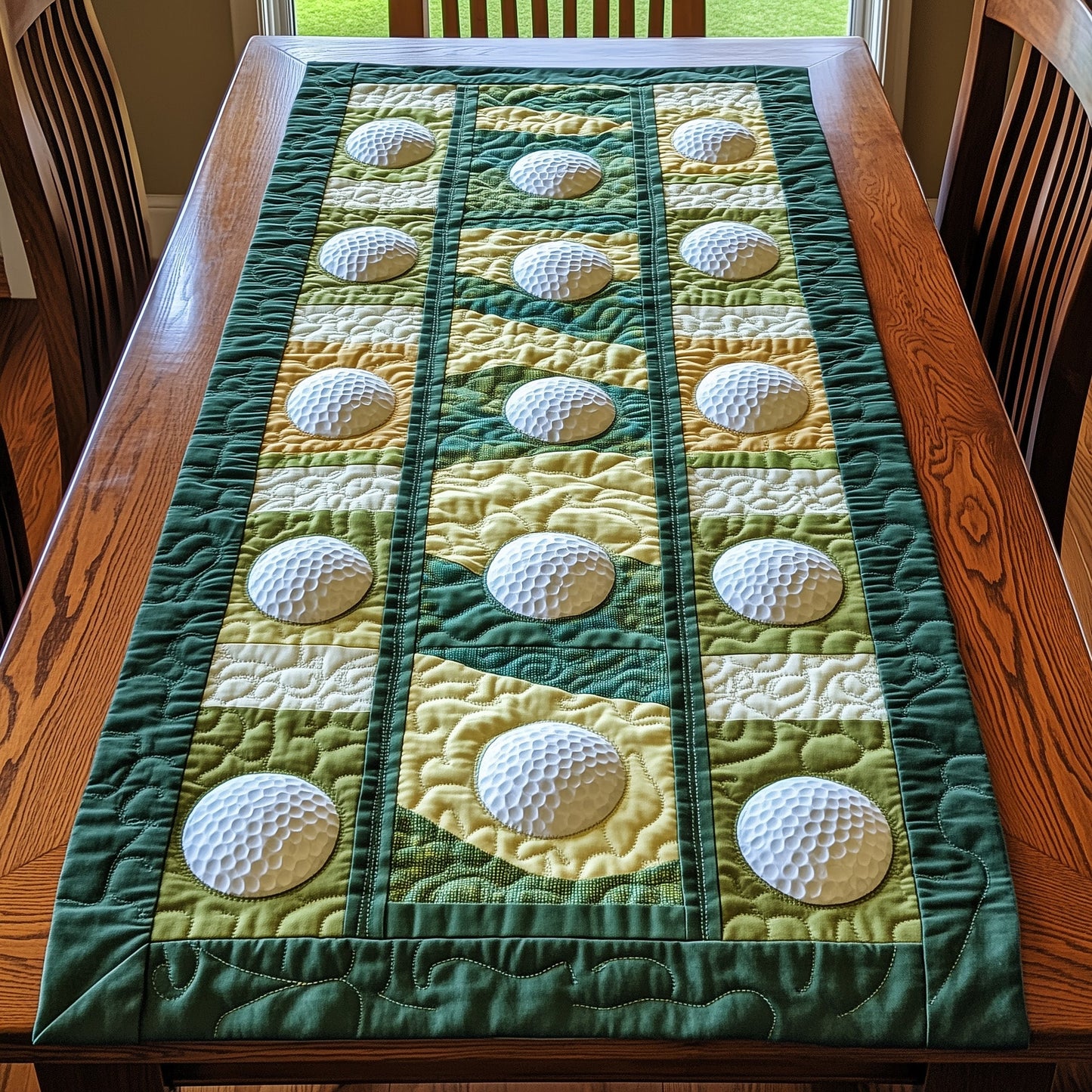 Greenside Charm Quilted Table Runner GFTOTP8331