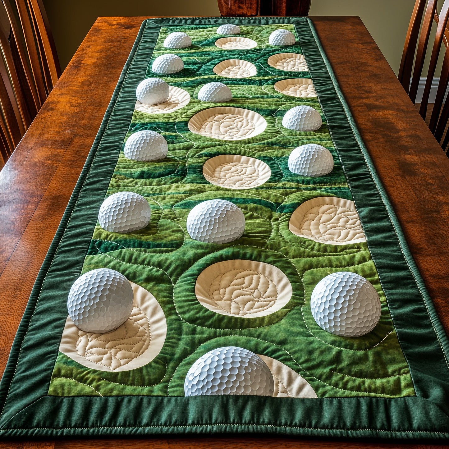 Greenside Charm Quilted Table Runner GFTOTP8332