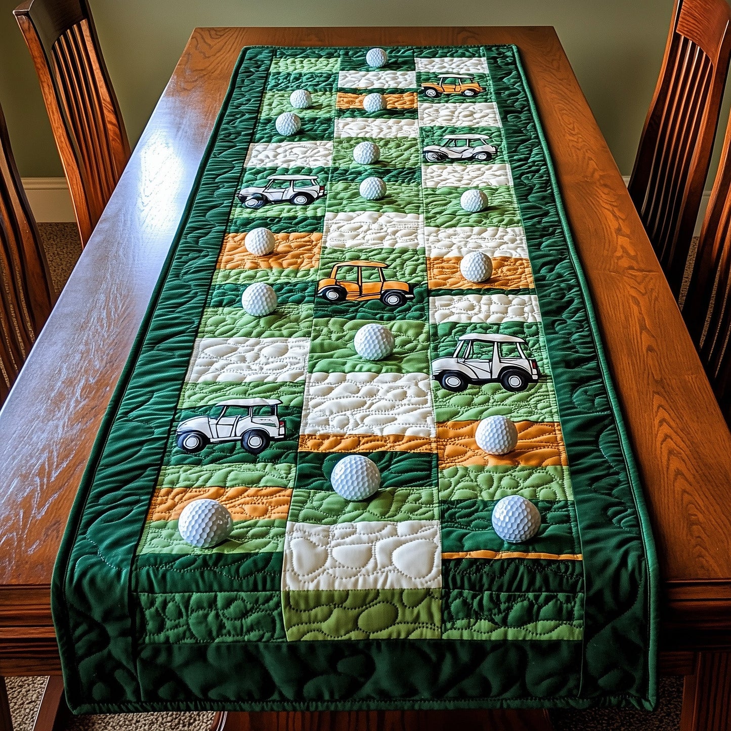Greenside Charm Quilted Table Runner GFTOTP8335