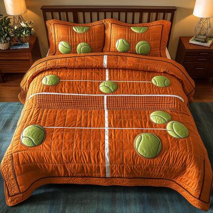 The Grand Slam 3-Piece Quilted Bedding Set GFTOTP8353