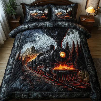 Gothic Steamline 3-Piece Quilted Bedding Set GFTOTP8378