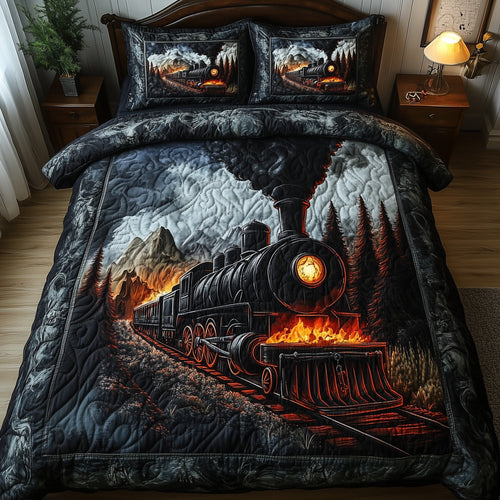 Gothic Steamline 3-Piece Quilted Bedding Set GFTOTP8378