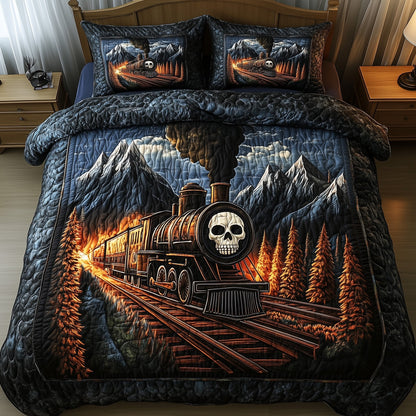 Gothic Steamline 3-Piece Quilted Bedding Set GFTOTP8379