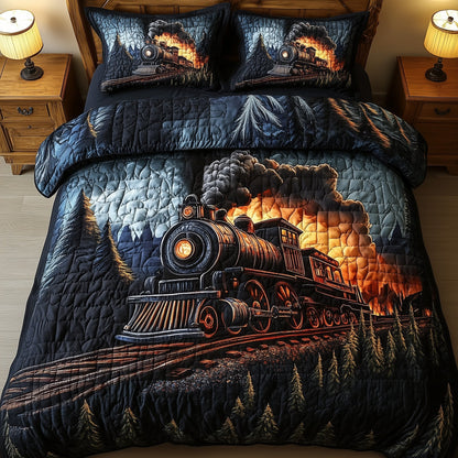 Gothic Steamline 3-Piece Quilted Bedding Set GFTOTP8380