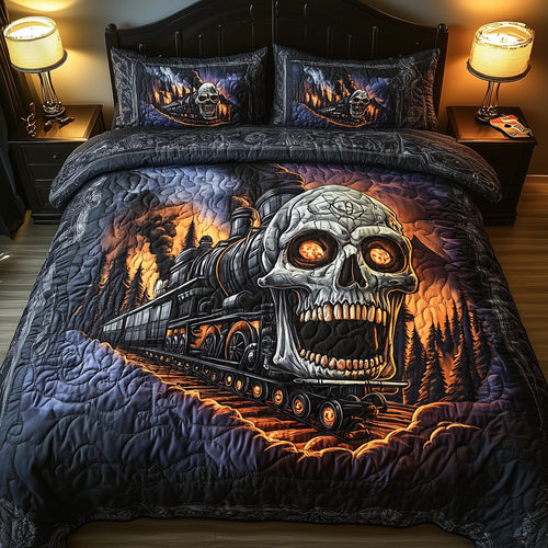 Gothic Steamline 3-Piece Quilted Bedding Set GFTOTP8381