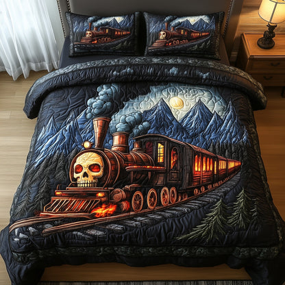 Gothic Steamline 3-Piece Quilted Bedding Set GFTOTP8382