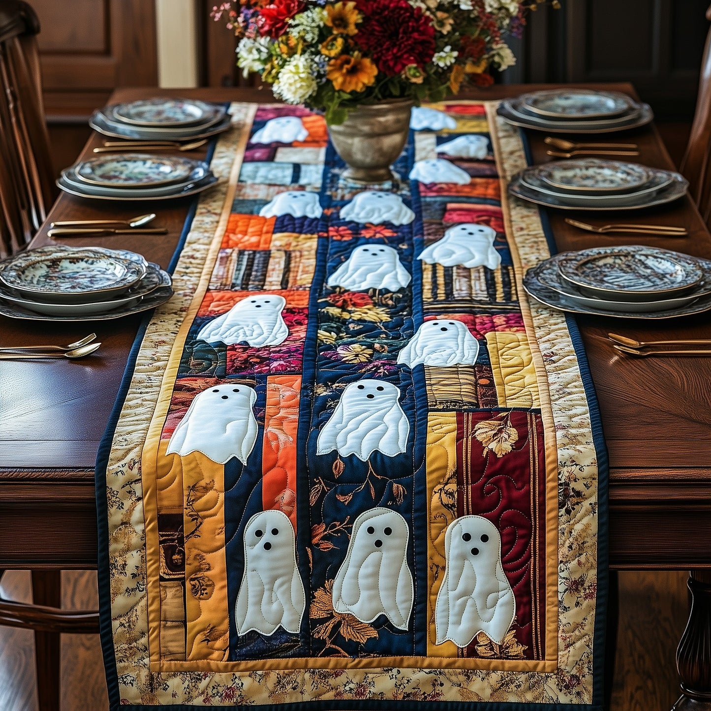 Whispers in the Library Quilted Table Runner GFTOTP8399