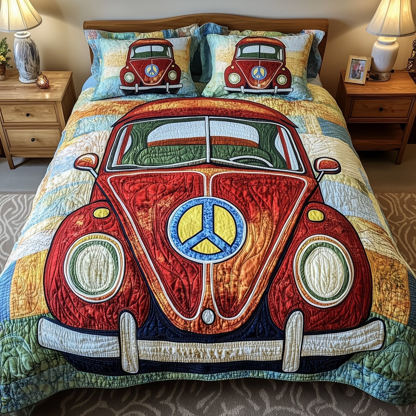 Bug Life 3-Piece Quilted Bedding Set GFTOTP8411