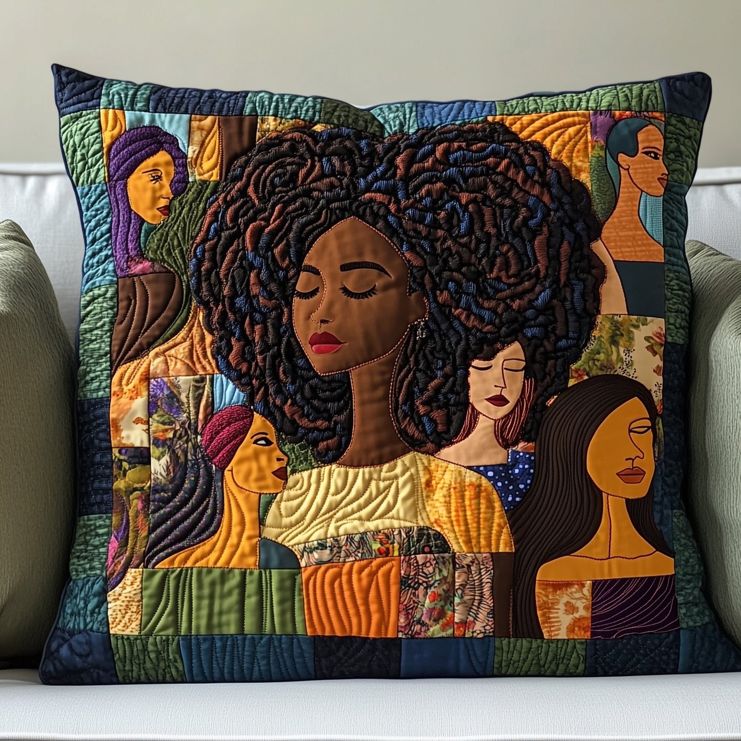 Divine Melanin Quilted Pillow Case GFTOTP8506