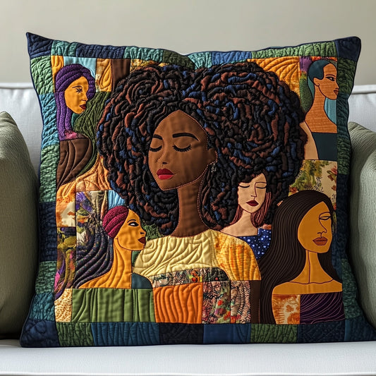 Divine Melanin Quilted Pillow Case GFTOTP8506