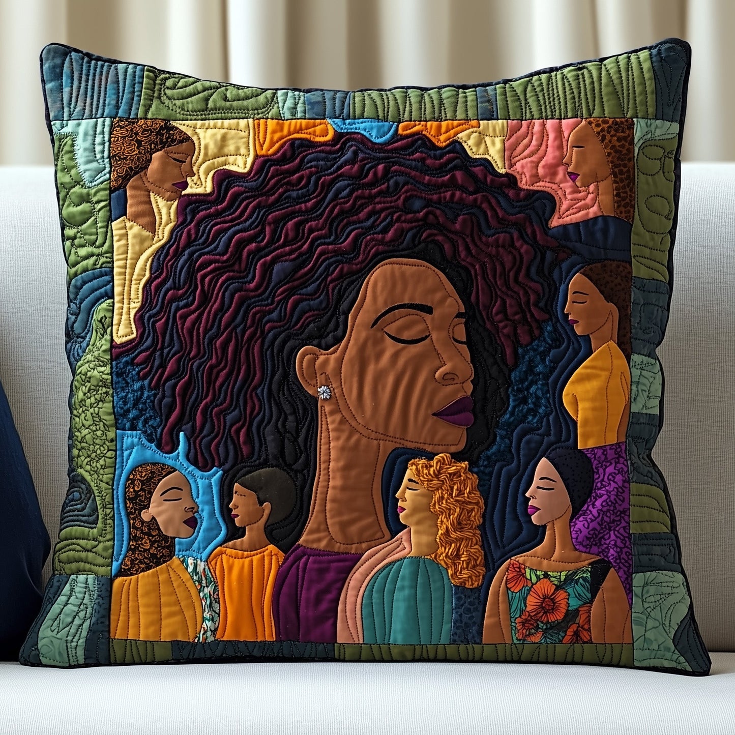 Divine Melanin Quilted Pillow Case GFTOTP8507