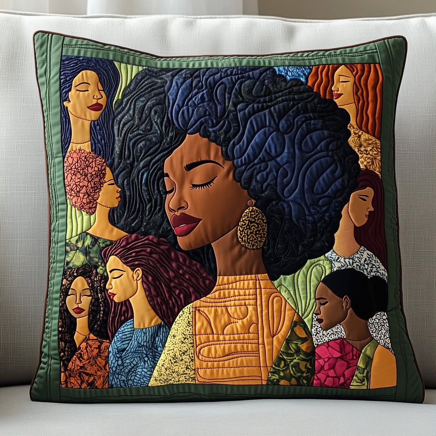 Divine Melanin Quilted Pillow Case GFTOTP8508