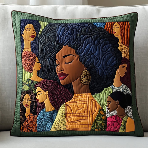 Divine Melanin Quilted Pillow Case GFTOTP8508
