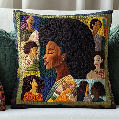 Divine Melanin Quilted Pillow Case GFTOTP8510