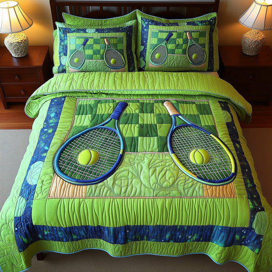 Tennis Time 3-Piece Quilted Bedding Set GFTOTP8589