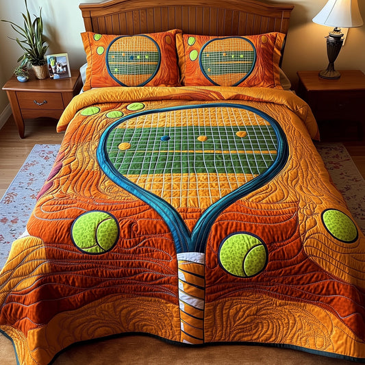 Tennis Time 3-Piece Quilted Bedding Set GFTOTP8600