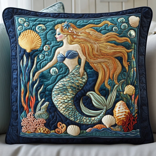 Enchanted Mermaid Quilted Pillow Case GFTOTP8624