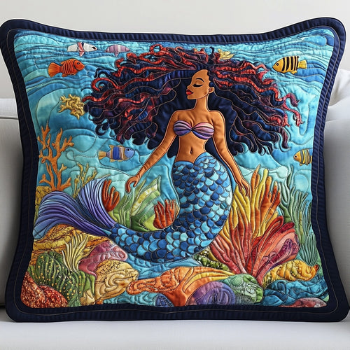Enchanted Mermaid Quilted Pillow Case GFTOTP8627