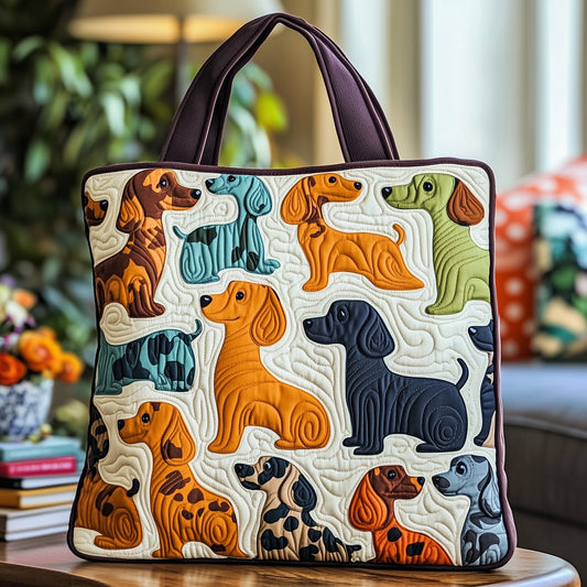 Dachshund Quilted Tote Bag GFTOTP8741
